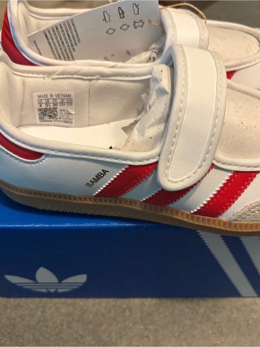 adidas Kids Samba Mary-Jane Sneakers - 4Y /5.5-6 women’s equivalent New!!! - Picture 4 of 7